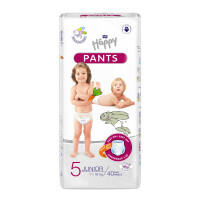 Pieluchomajtki dla dzieci Happy Pants Junior 11-18 kg 40 szt. Folia
