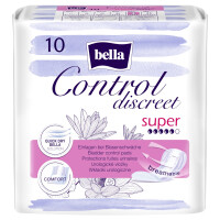 Wkładki urologiczne dla kobiet Bella Control Discreet Super 18x37cm 10 szt.