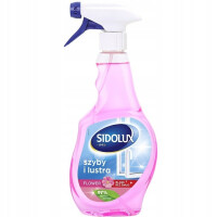 Płyn do mycia szyb i luster Sidolux Crystal Flower 500 ml Butelka z atomizerem