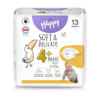 Pieluszki Bella Happy 4+ Maxi Plus 9-15 kg 13 szt.