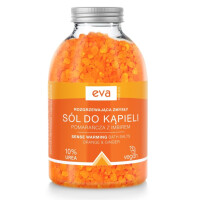 Sól do kąpieli Eva Natura Pomarańcza z imbirem 10% urea 400 g 400g