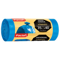 Worki na śmieci Paclan Classic 35 l 40 szt. 40 szt. 35 l Niebieski