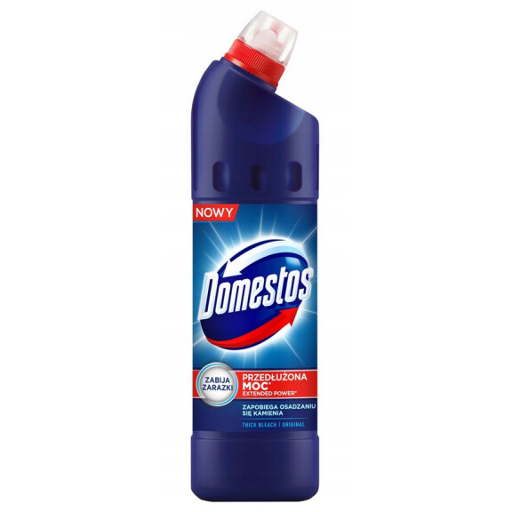 Domestos Płyn do czyszczenia toalet Przedłużona Moc 1 l Original