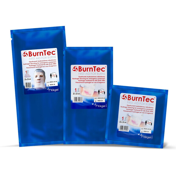 Opatrunek hydrożelowy ratunkowy BurnTec 5x5cm 1 szt.