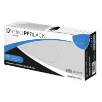 Rękawiczki nitrylowe czarne SafeMed Effect PF Black 100 szt. M 100 szt. Czarny