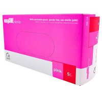 Rękawiczki nitrylowe różowe easyCARE Nitrile Pink 100 szt. S
