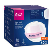 Wkładki laktacyjne antybakteryjne LOVI Discreet Elegance 60 szt. Biały