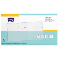 Tricomed Codosil ADHESIVE Silikonowy opatrunek na blizny 7x14cm 1 szt.