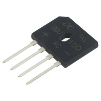 GBU10D DC COMPONENTS, Bridge rectifier: single-phase (GBU10D-DC)