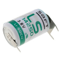 LS 14250PF SAFT, Battery: lithium (SAFT-LS14250PF)