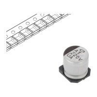 UUA1V221MNL1GS NICHICON, Capacitor: electrolytic