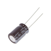 UPM1C391MPD6TD NICHICON, Capacitor: electrolytic
