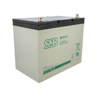 SBL 85-12I SSB, Re-battery: acid-lead (ACCU-SBL-85-12I/S)
