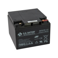BPS 28-12 B.B. Battery, Re-battery: acid-lead (ACCU-BPS28-12/BB)