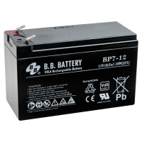 BP 7-12 T1 B.B. Battery, Re-battery: acid-lead (ACCU-BP7-12-T1/BB)