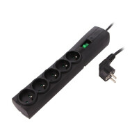T/LZ09-CLA050/0000 EVER, Plug socket strip: protective (EVER-CLASSIC-5.0M)