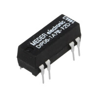 DIP05-1A72-12D MEDER, Relay: reed switch