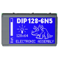 EA DIP128-6N5LW DISPLAY VISIONS, Display: LCD (EADIP128-6N5LW)