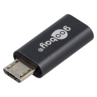 55553 Goobay, Adapter (USB.C-MICRO-GY)