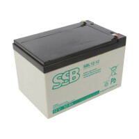 SBL12-12 SSB, Re-battery: acid-lead (ACCU-HP12-12/S)