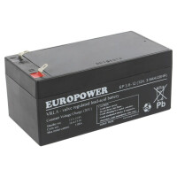 EP 3,6-12 EUROPOWER, Re-battery: acid-lead (ACCU-EP3.6-12/EUR)