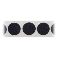 VELCRO®BRAND VELCOIN®FASTENER H-19 PS30 VELCRO®, Tape: hook and loop (COIN-H-19-PS30-BK)