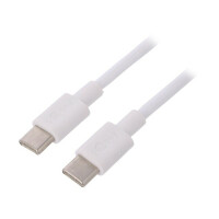 66317 Goobay, Cable (2USB.C-1.0WH)