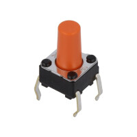 B3F-1075 OMRON Electronic Components, Microswitch TACT