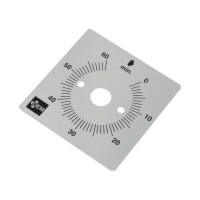 S60M FAUCIGNY INSTRUMENTS, Scale for mechanical timer
