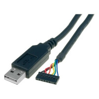TTL-232R-3V3-2MM FTDI, Module: cable integrated (TTL-232R-3V32MM)
