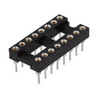 DS1001-01-16BT1NSF6S-JKB CONNFLY, Socket: integrated circuits (GOLD-16P)