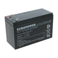 EV 9-12 EUROPOWER, Re-battery: acid-lead (ACCU-EV9-12/EUR)