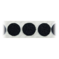 VELCRO®BRAND VELCOIN®FASTENER L-19 PS18 VELCRO®, Tape: hook and loop (COIN-L-19-PS18-BK)