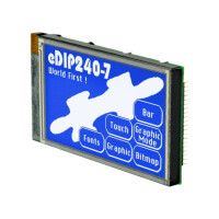 EA EDIP240B-7LWTP DISPLAY VISIONS, Display: LCD (EAEDIP240B-7LWT)