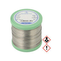 BROFIL 60 B2.1 0,8 MM 500 G BROQUETAS, Soldering wire (BROF60-08/05H)