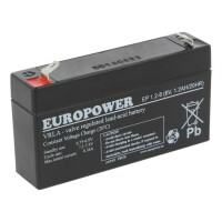 EP 1,2-6 EUROPOWER, Re-battery: acid-lead (ACCU-EP1.2-6/EUR)