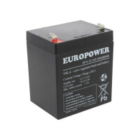 EP 5-12 EUROPOWER, Re-battery: acid-lead (ACCU-EP5-12/EUR)