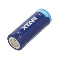 26650 5200 7A FLAT TOP XTAR, Re-battery: Li-Ion (ACCU-26650-5.2-7A)