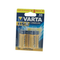 4 106 101 436 VARTA, Battery: alkaline (BAT-LR6X6/VL)