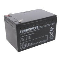 EV 15-12 EUROPOWER, Re-battery: acid-lead (ACCU-EV15-12/EUR)