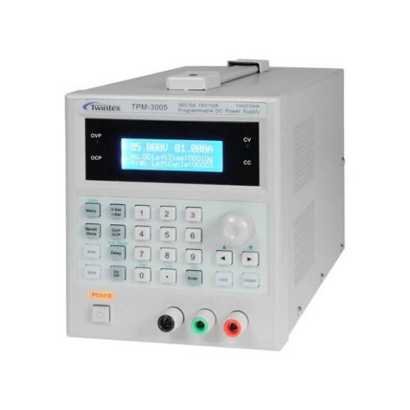 TPM-3005 TWINTEX, Power supply: programmable laboratory
