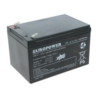 EPL 12-12 EUROPOWER, Re-battery: acid-lead (ACCU-EPL12-12/EUR)