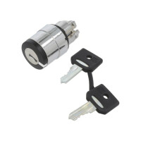 ZB4BG212 SCHNEIDER ELECTRIC, Switch: rotary with key