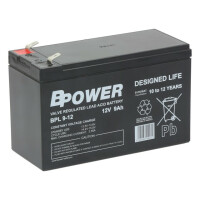 BPL 9-12 T2 BPOWER, Re-battery: acid-lead (ACCU-BPL9-12/BP)