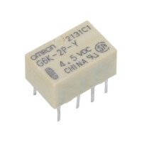 G6K-2P-Y DC4.5 OMRON Electronic Components, Relay: electromagnetic (G6K-2P-Y-4.5DC)