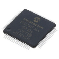 PIC24FJ64GA106-I/PT MICROCHIP TECHNOLOGY, IC: PIC microcontroller (24FJ64GA106-I/PT)