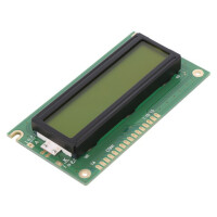 NPC1602LRU-FWT-H POWERTIP, Afficheur: LCD