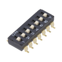 A6S7104H OMRON Electronic Components, Commutateur: DIP-SWITCH (A6S-7104-H)