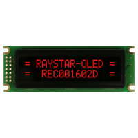 REC001602DRPP5N00100 RAYSTAR OPTRONICS, Afficheur: OLED (REC001602DRPP5N01)