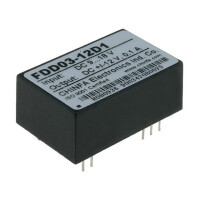 300 PCS. FDD03-12D1 CHINFA ELECTRONICS, Convertisseur: DC/DC (DC2W12/12/12)
